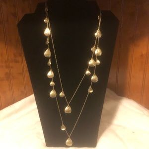 Textured Flutter Gold Necklace